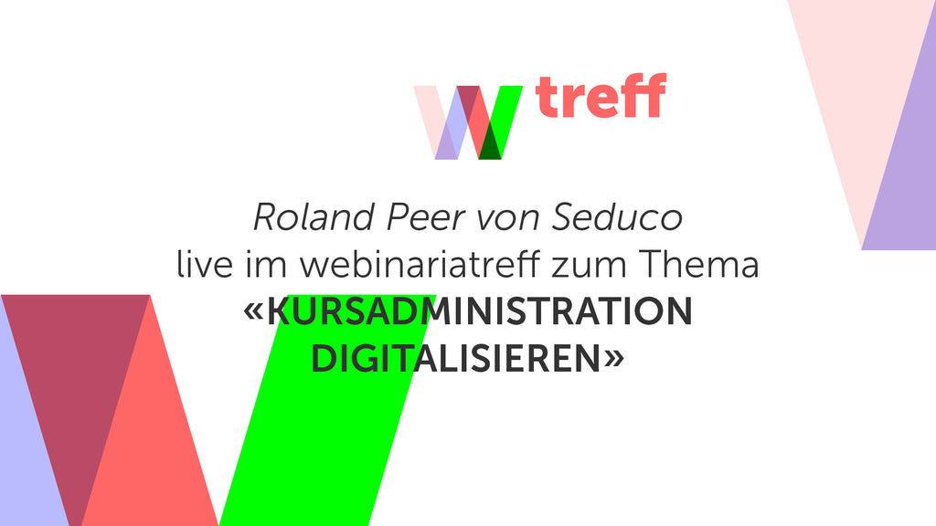 Webinaria-Treff mit Roland Peer von SEDUCO