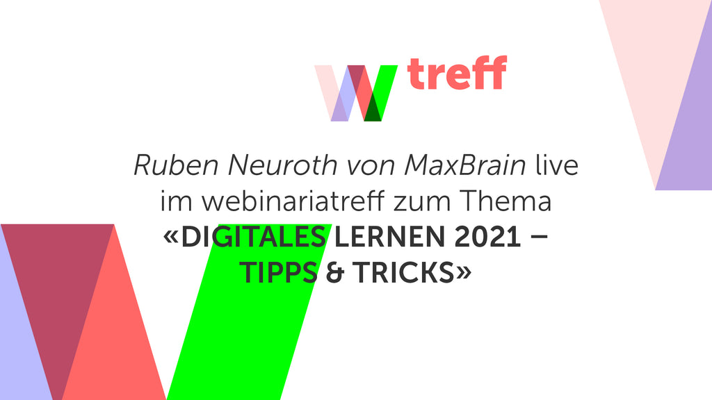 Webinaria Treff mit Ruben Neuroth von MaxBrain