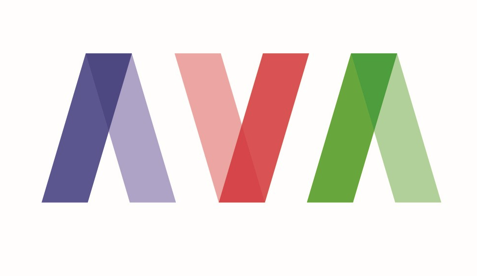 AVA - Das Strukturmodell. Logo in Farbe.